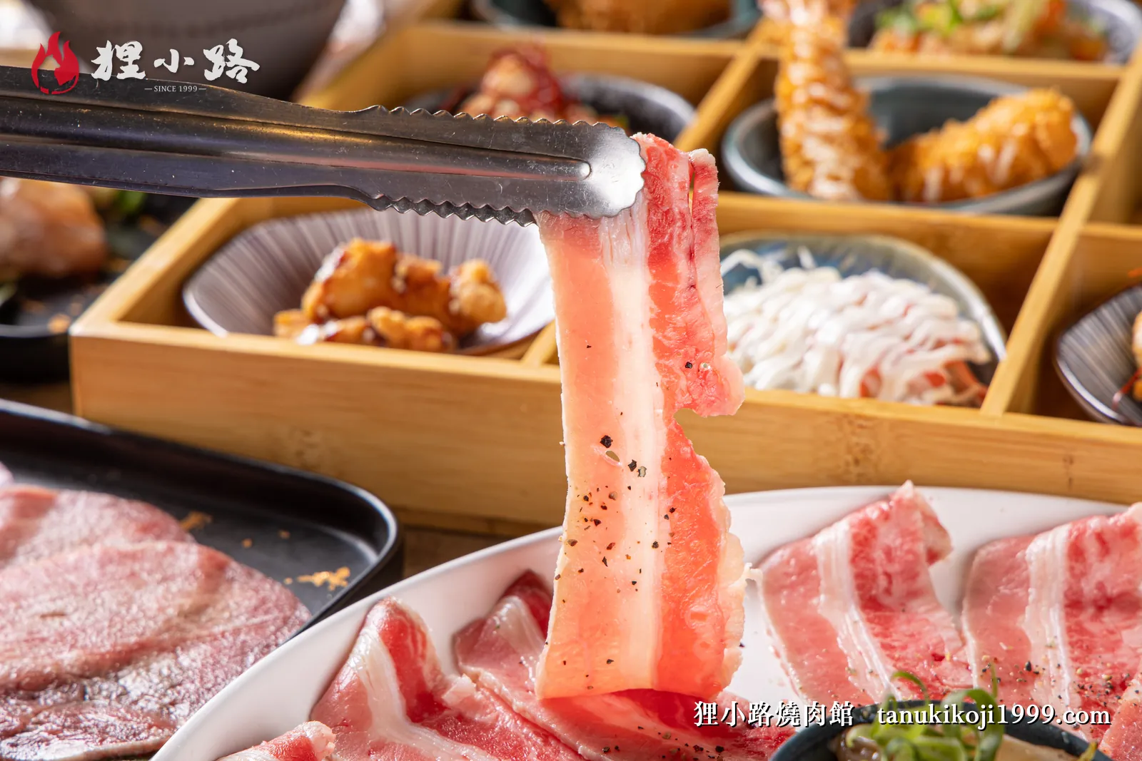豬五花，油脂與瘦肉層層相間